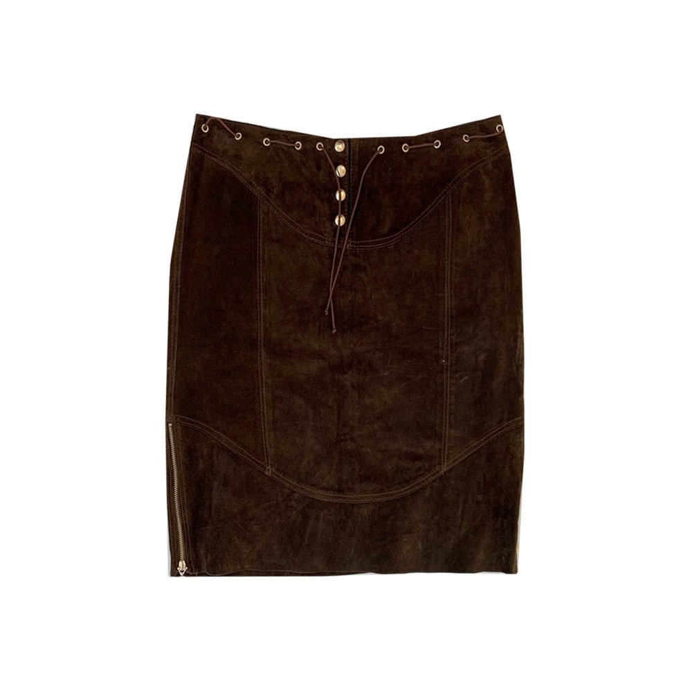 15/30 Pcs Leather / Suede Skirts - Italian Vintage Wholesale