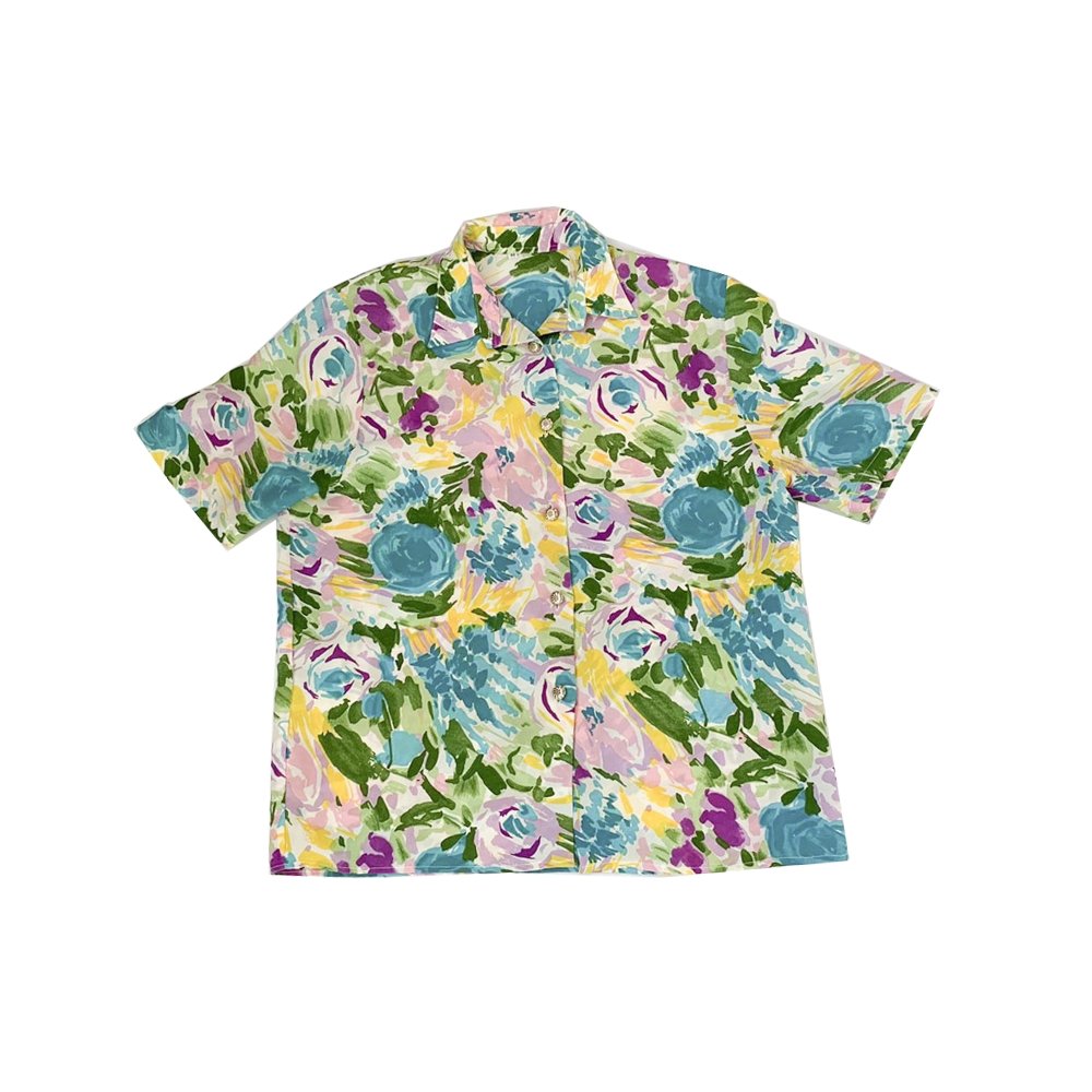 15/30 Pcs VINTAGE Woman Floral Shirts - Italian Vintage Wholesale