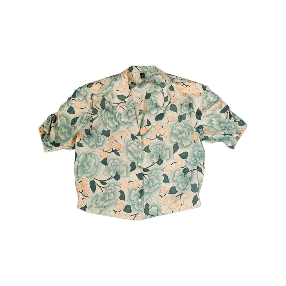 15/30 Pcs VINTAGE Woman Floral Shirts - Italian Vintage Wholesale