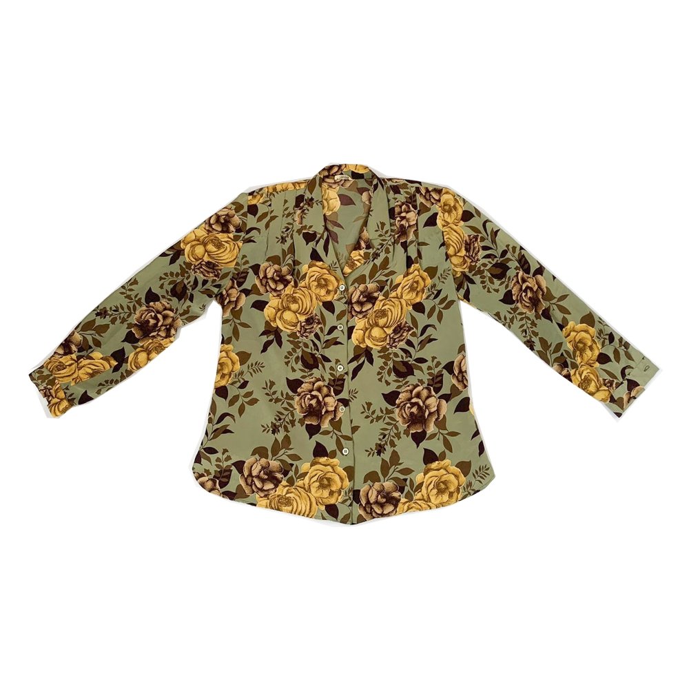 15/30 Pcs VINTAGE Woman Floral Shirts - Italian Vintage Wholesale