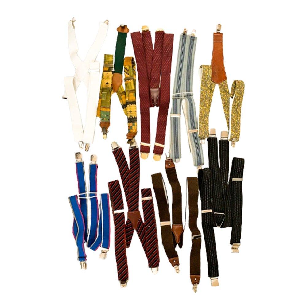 Vintage Suspenders Braces Mix By Units