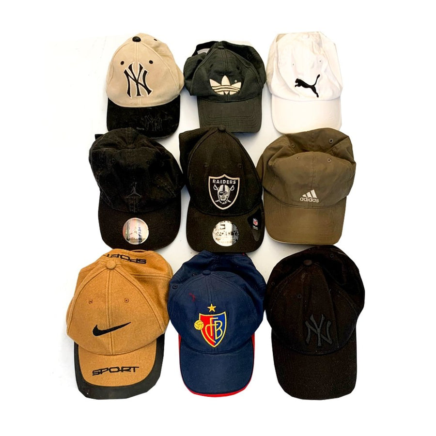 15/30 pcs VINTAGE Mix Caps Sport - Italian Vintage Wholesale