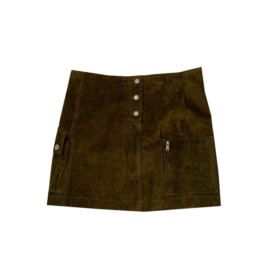 15/30 Pcs Leather / Suede Skirts - Italian Vintage Wholesale