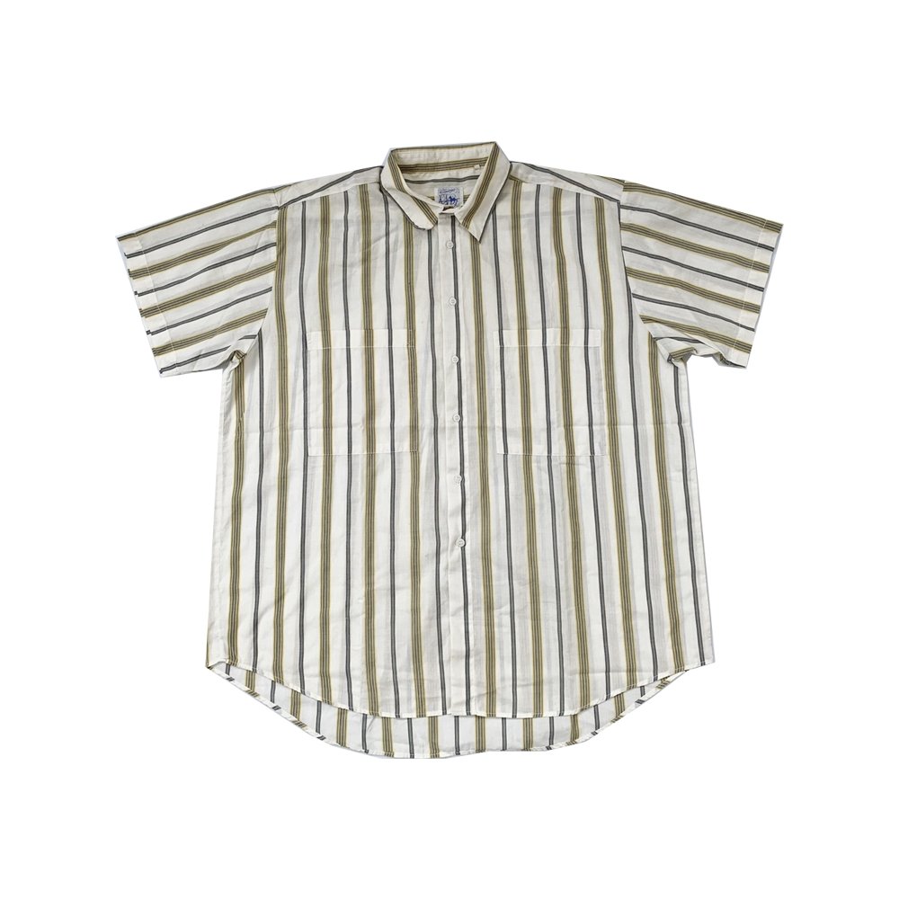 15/30 Pcs Man VINTAGE Striped Shirt - Italian Vintage Wholesale