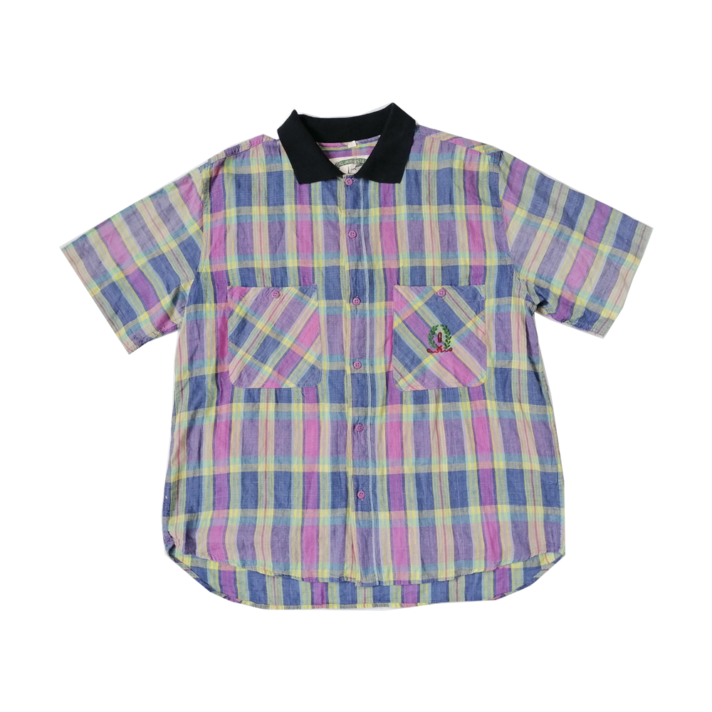 Chemises à rayures, à carreaux et à couleurs unies VINTAGE pour hommes par x kilos