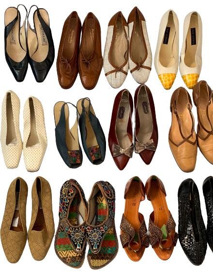 VINTAGE Women's Low Shoes Kilosale - Italian Vintage Wholesale