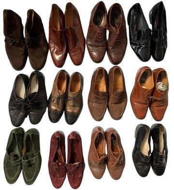Men's Vintage Low Shoes Kilosale - Italian Vintage Wholesale