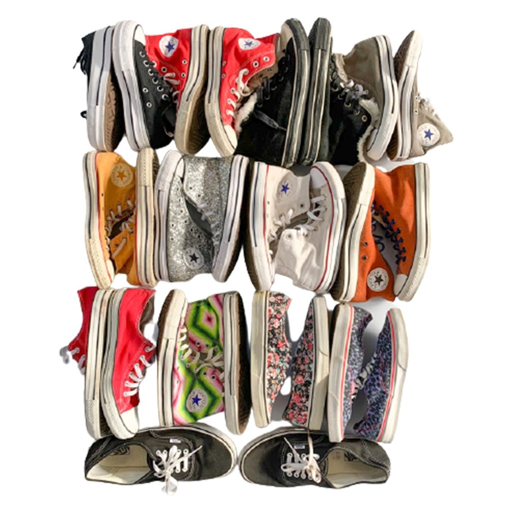 Vintage Converse and Vans Shoes Kilosale - Italian Vintage Wholesale